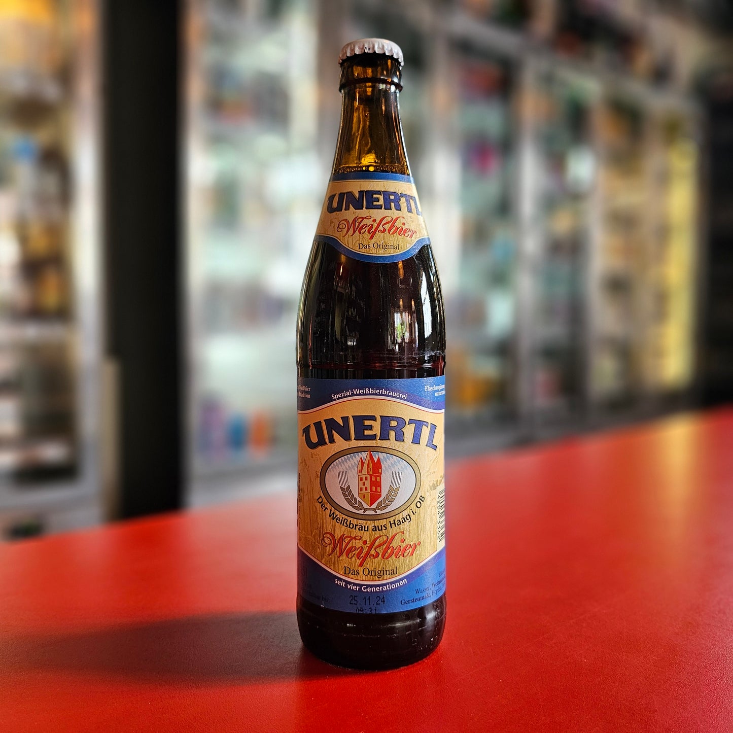 Brauerei Unertl Haag - Unertl Weissbier - Wheat Beer - 4.9% - 500ml Bottle