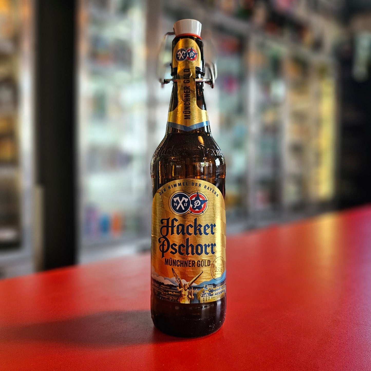 Hacker-Pschorr - Munchner Gold - Export Lager - 5.5% - 500ml Bottle