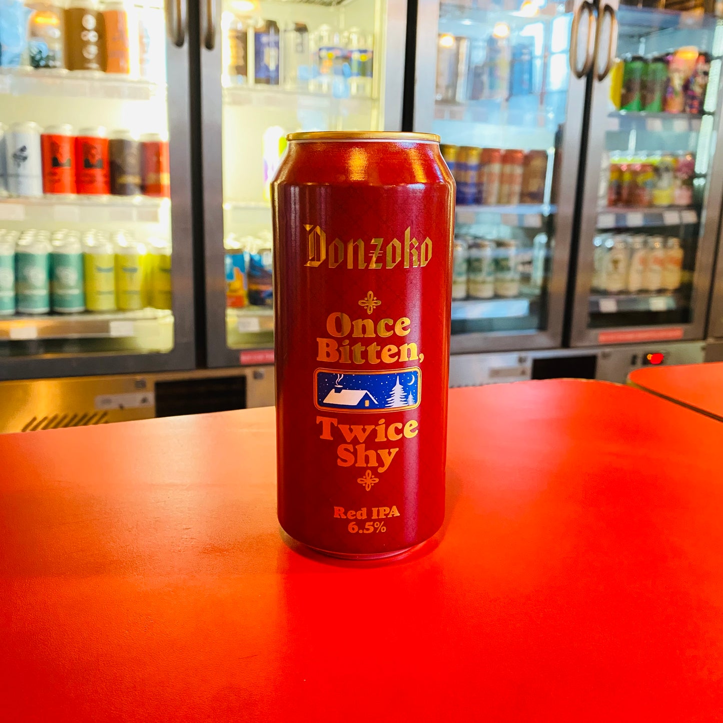 Donzoko - Once Bitten, Twice Shy - Red IPA - 6.5% - 500ml Can