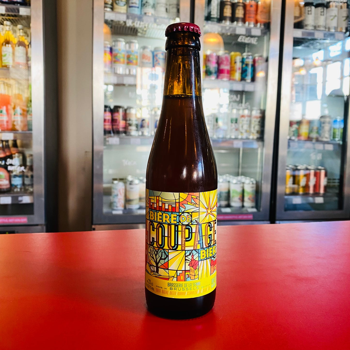 Brasserie De La Senne x Cantillon - Bière De Coupage - Lambic Amber Ale Blend - 6.2%- 330ml Bottle