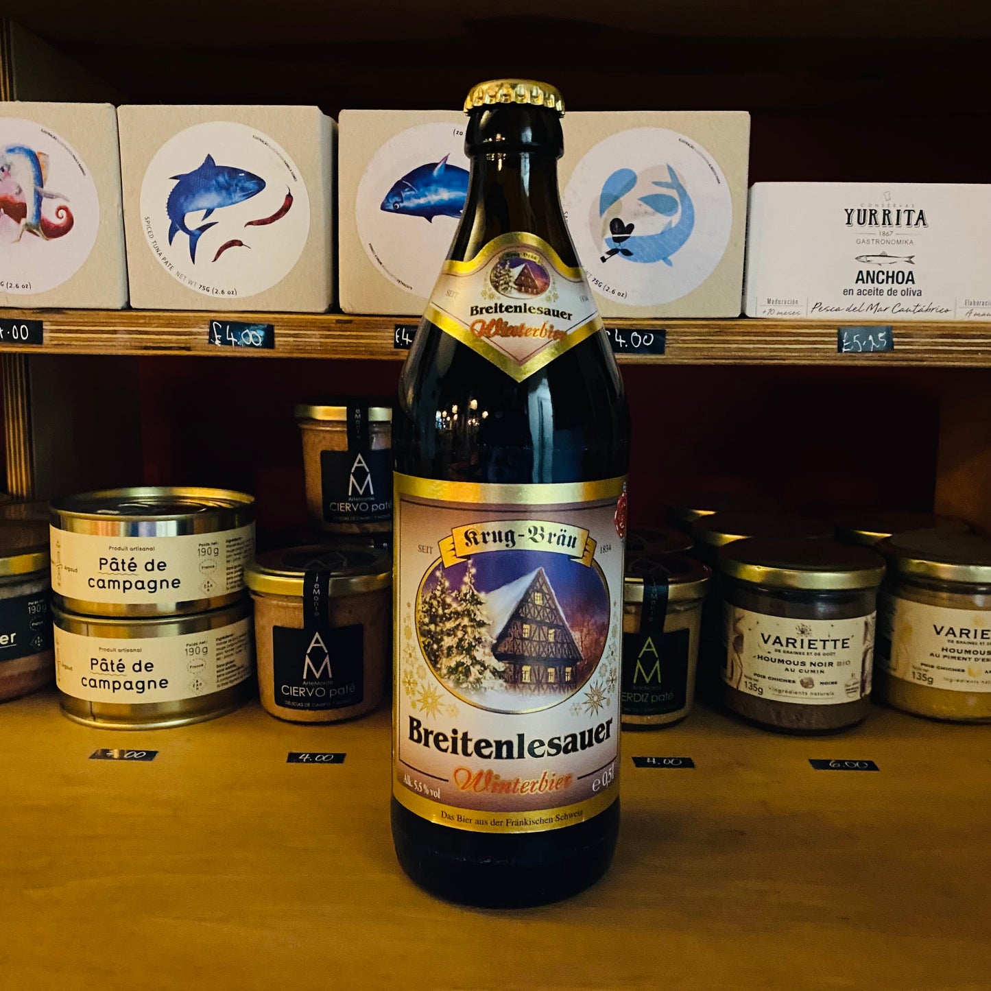 Krug-Bräu - Breitenlesauer Winterbier - Dunkel - 5.5% - 500ml Bottle