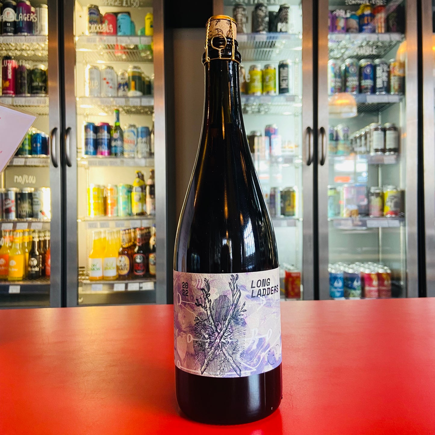 Crossover Blendery - Long Ladders 2022 - Golden Ale Blend w/ Morello Cherries - 5.8% - 750ml Bottle