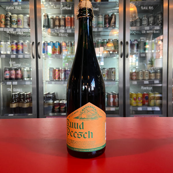 Mikkeller Baghaven - Ruud Peesch - Danish Wild Ale w/ Red Vineyard Peaches - 6.0% - 750ml Bottle
