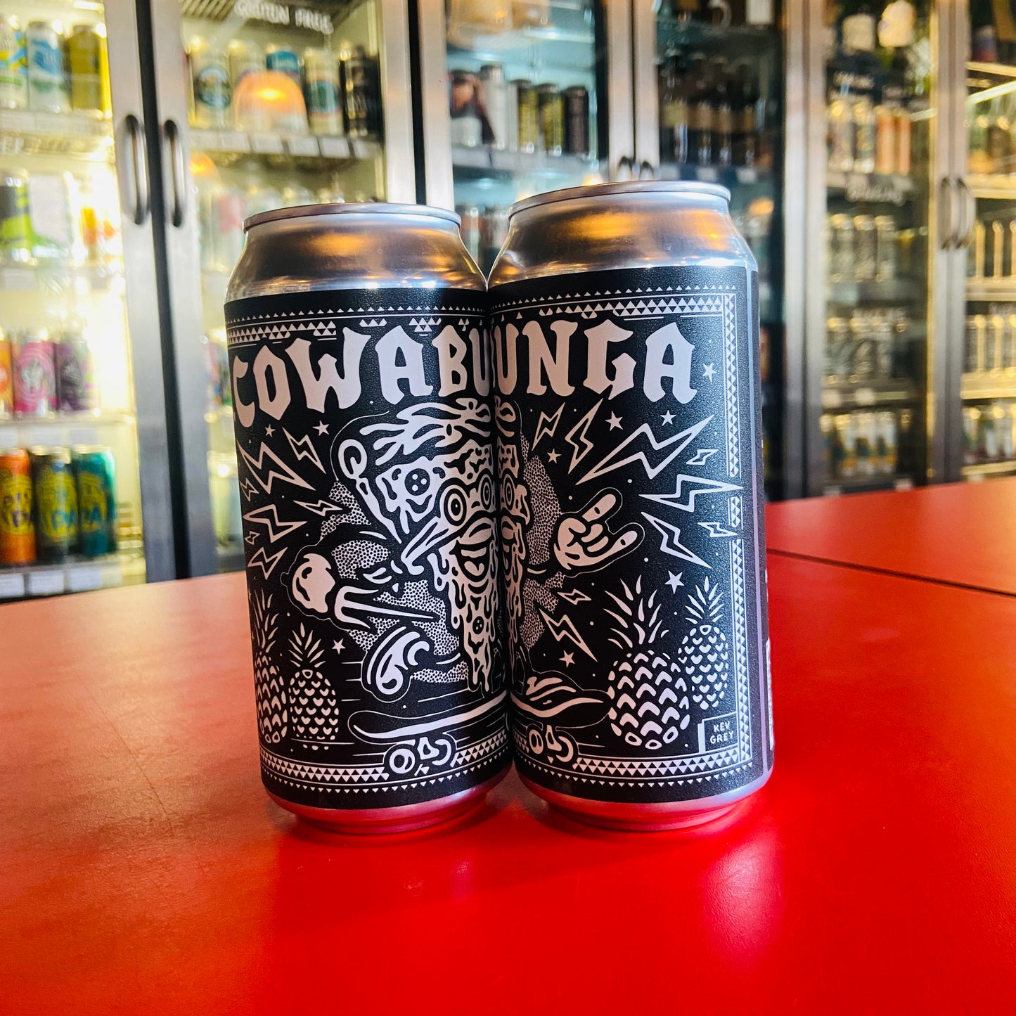 Black Iris x Corner Stone Pizza - Cowabunga - Hawaiian Hot Honey Sour - 7.2% - 440ml Can