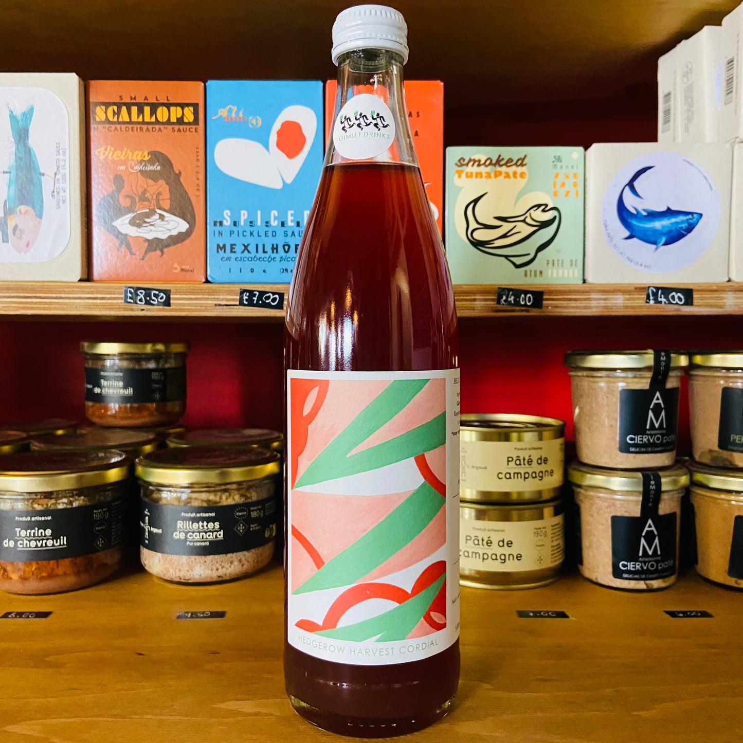 Gimlet Drinks - Hedgerow Harvest Cordial - Soft Drink - Cordial - 500ml Bottle