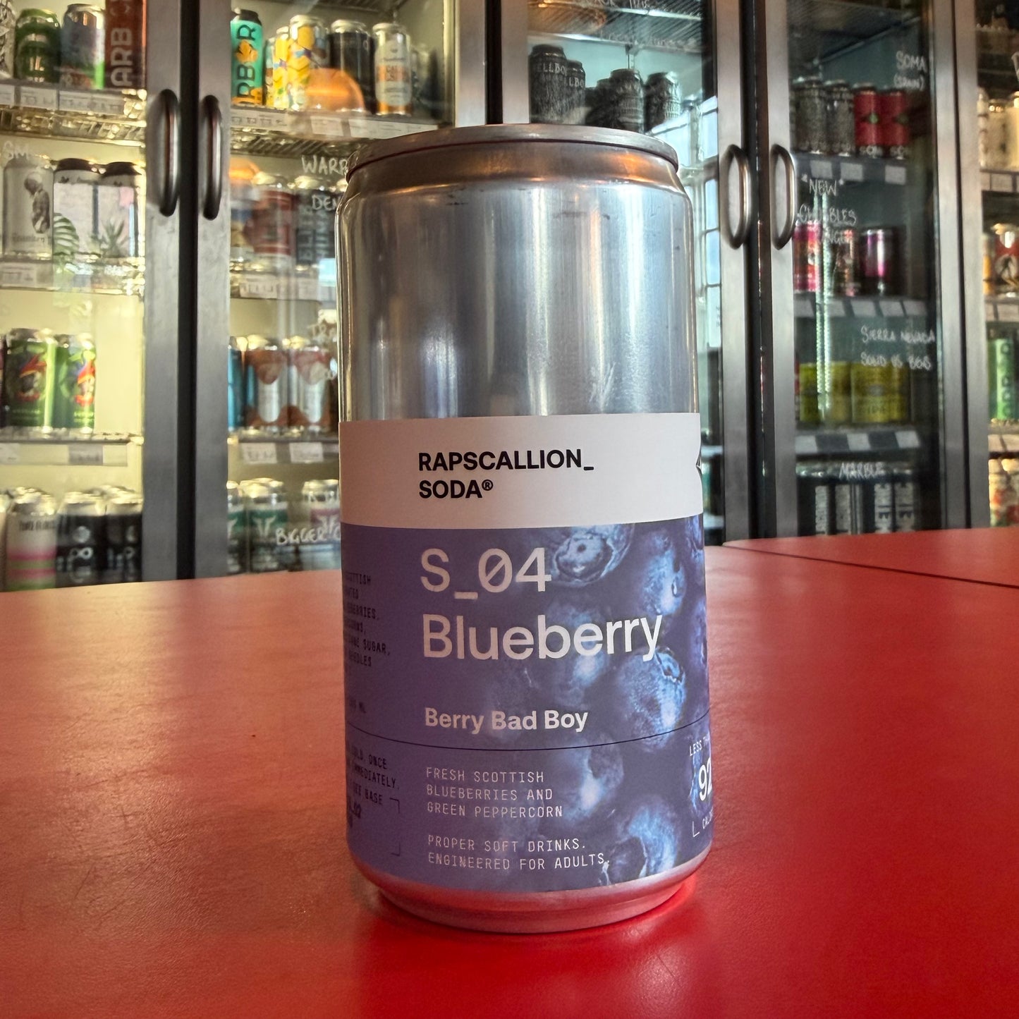 Rapscallion Soda - Blueberry Soda - Soft Drinks - 250ml