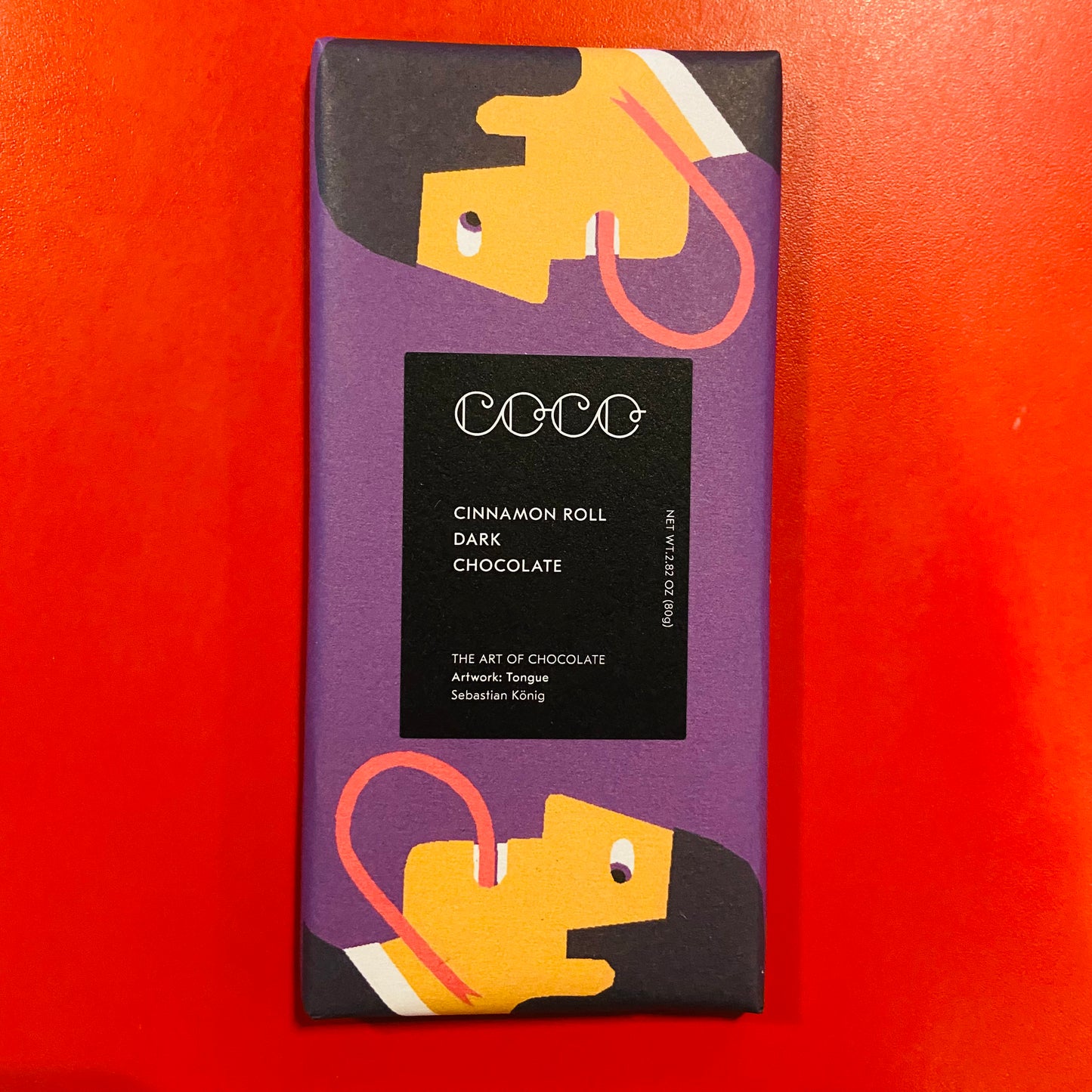 Coco Chocolatier - Cinnamon Roll Dark Chocolate - 80g