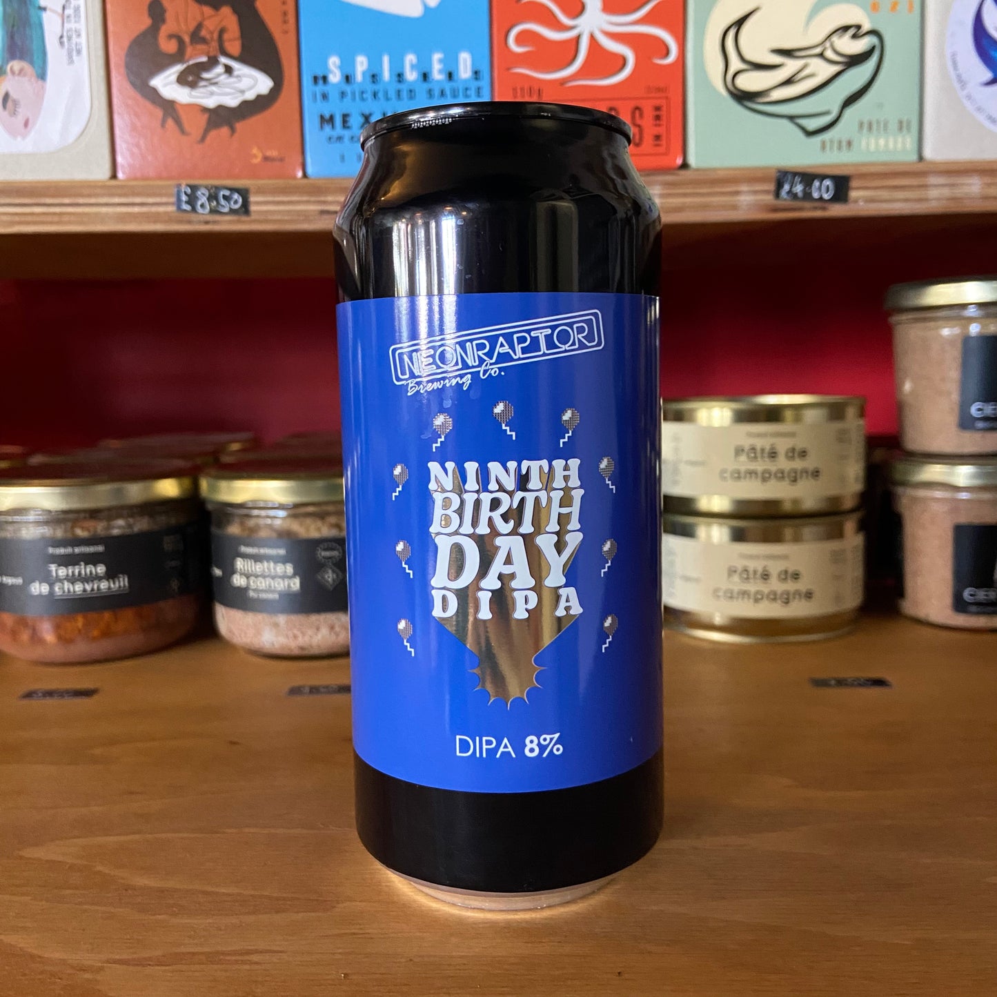 Neon Raptor - Ninth Birthday DIPA - Double IPA - 8.0% - 440ml Can