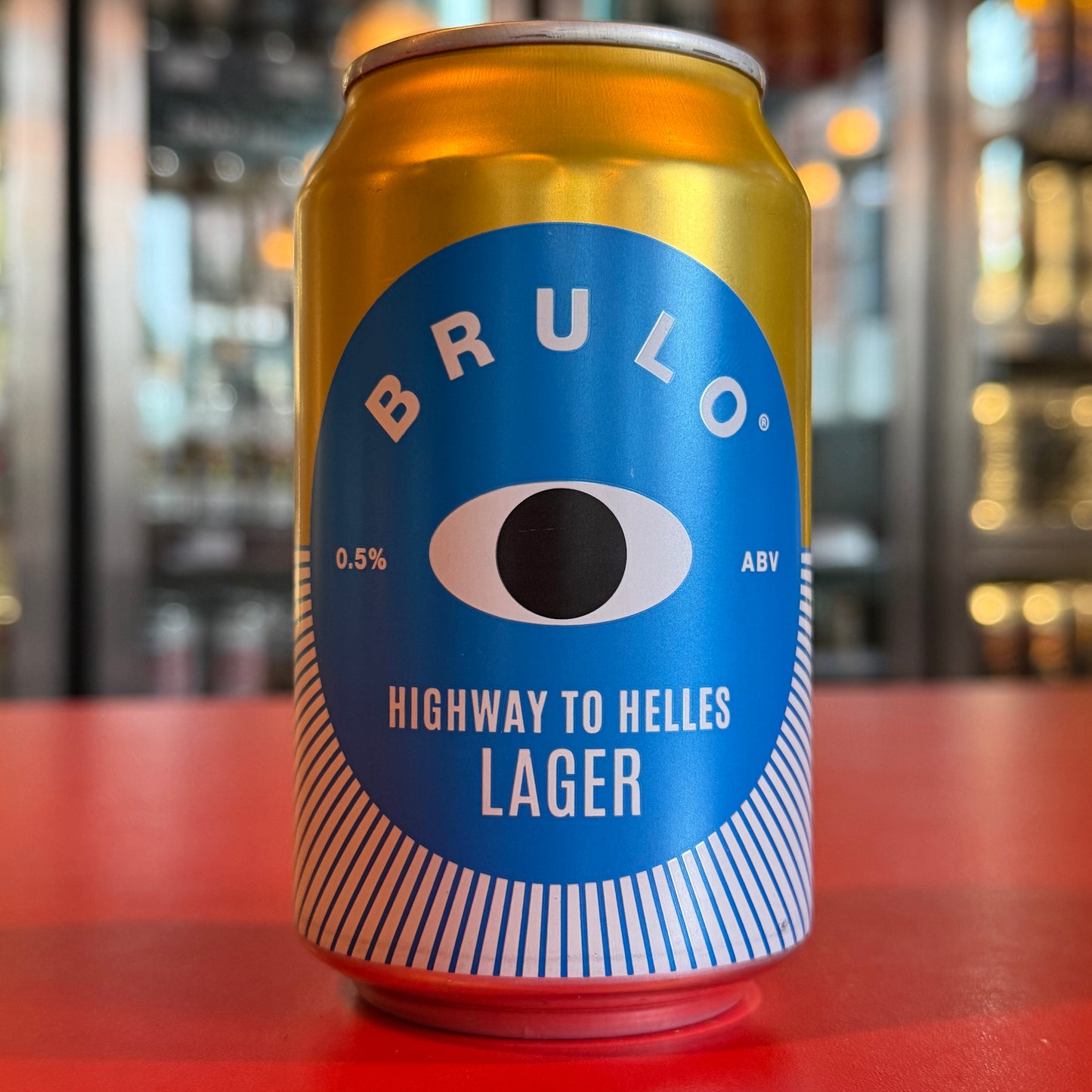 Brulo - Highway to Helles - Alc Free Lager - 0.5% - 330ml Can