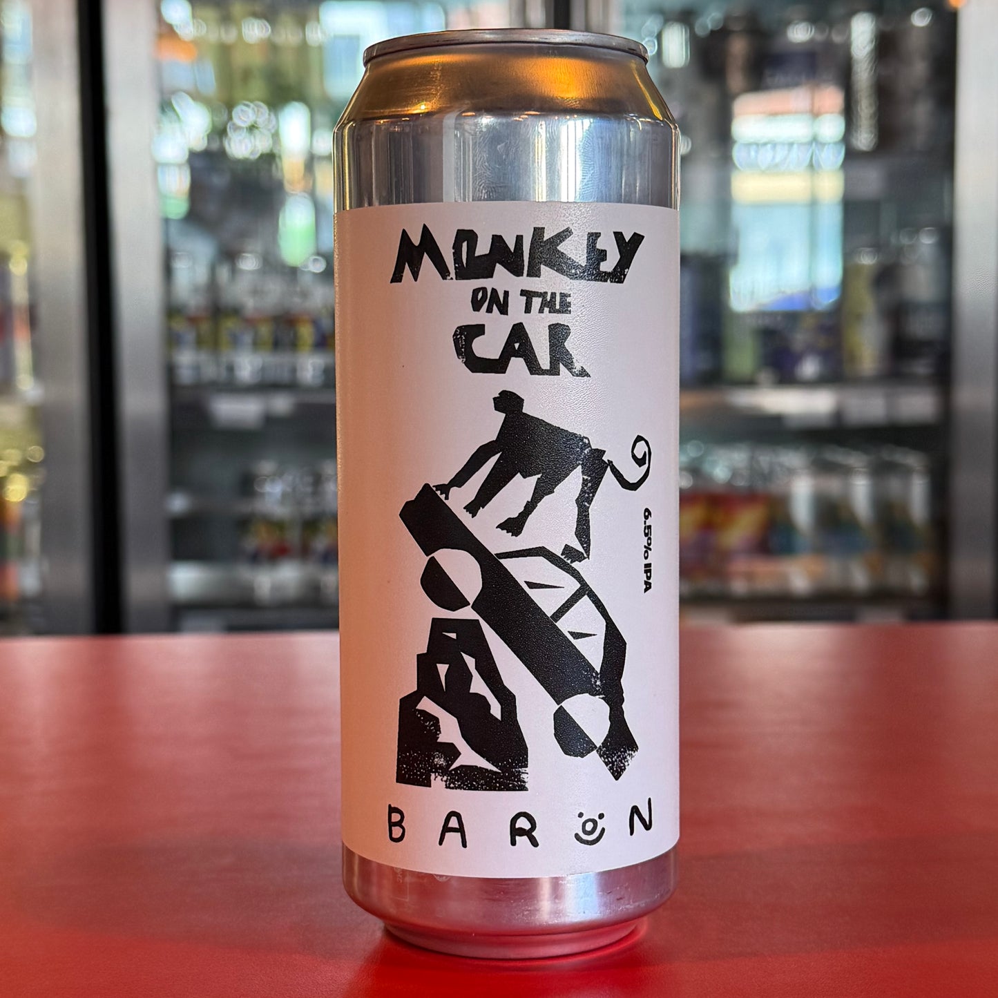 Baron - Monkey On The Car - Hazy IPA - 6.5% - 500ml Can