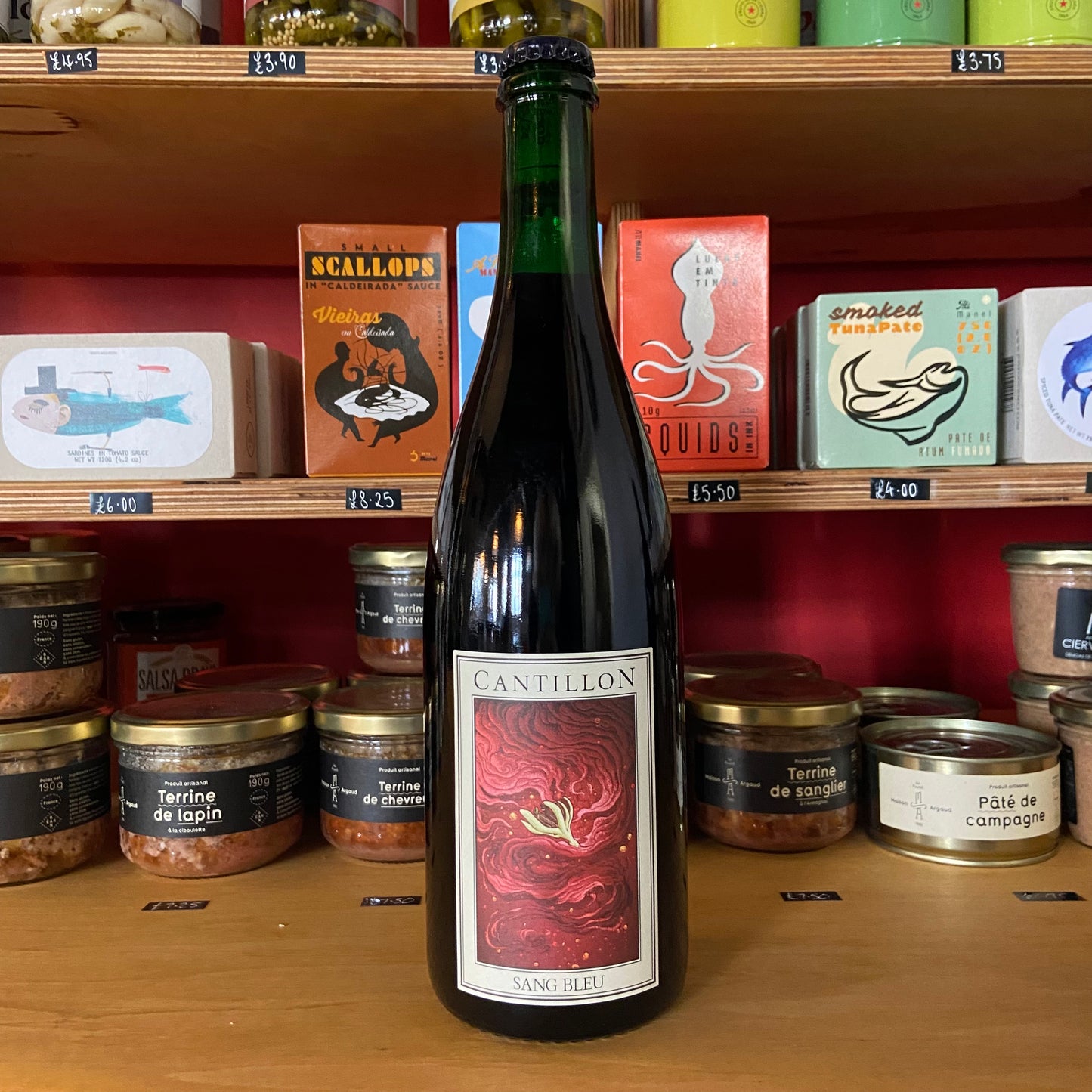 Cantillon Sang Bleu - Blue Honeysuckle Lambic - 6.0% - 750ml Bottle