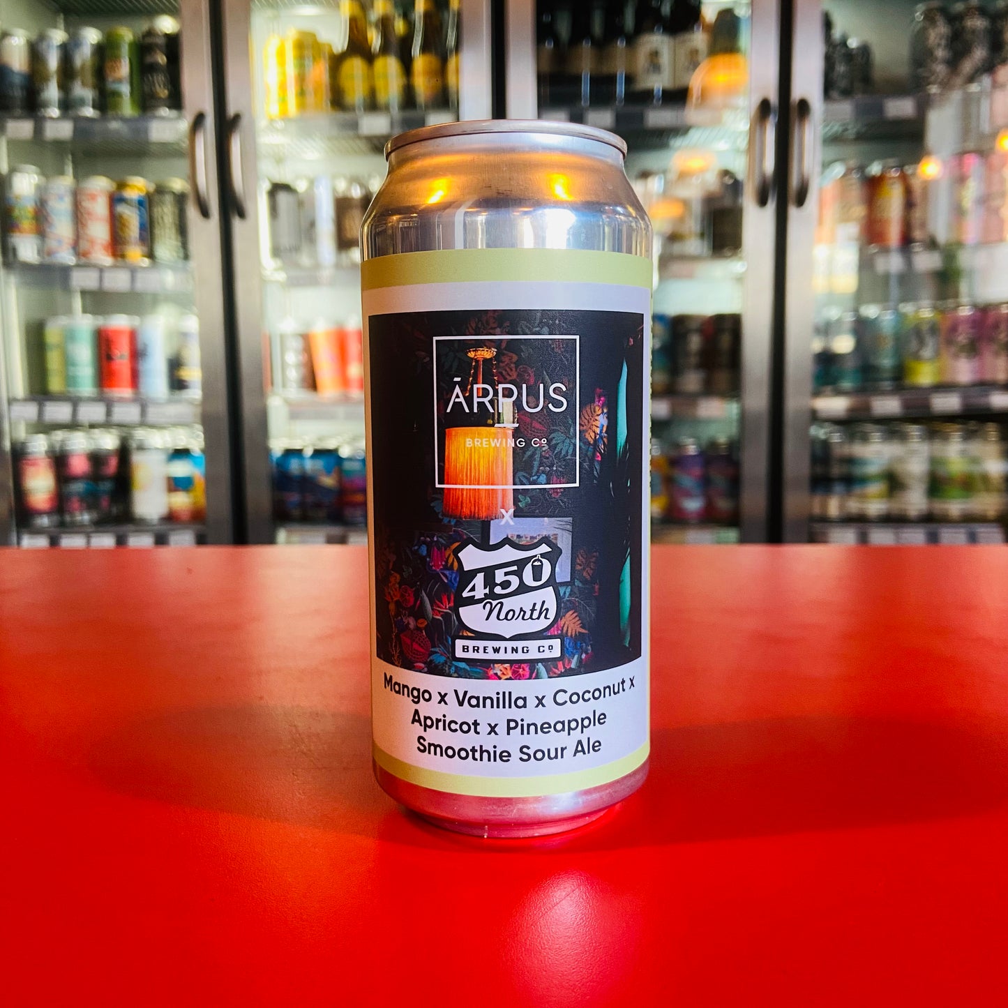 Arpus Brewing Co. x 450 North Brewing Co. - Mango x Vanilla x Coconut x Apricot x Pineapple Smoothie Sour Ale - 4.5% - 440ml Can