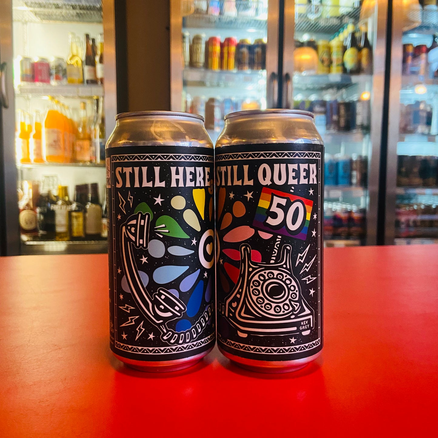 Black Iris x Notts LGBT+ Network - Still Here, Still Queer - Session IPA - 4.0% - 440ml Can