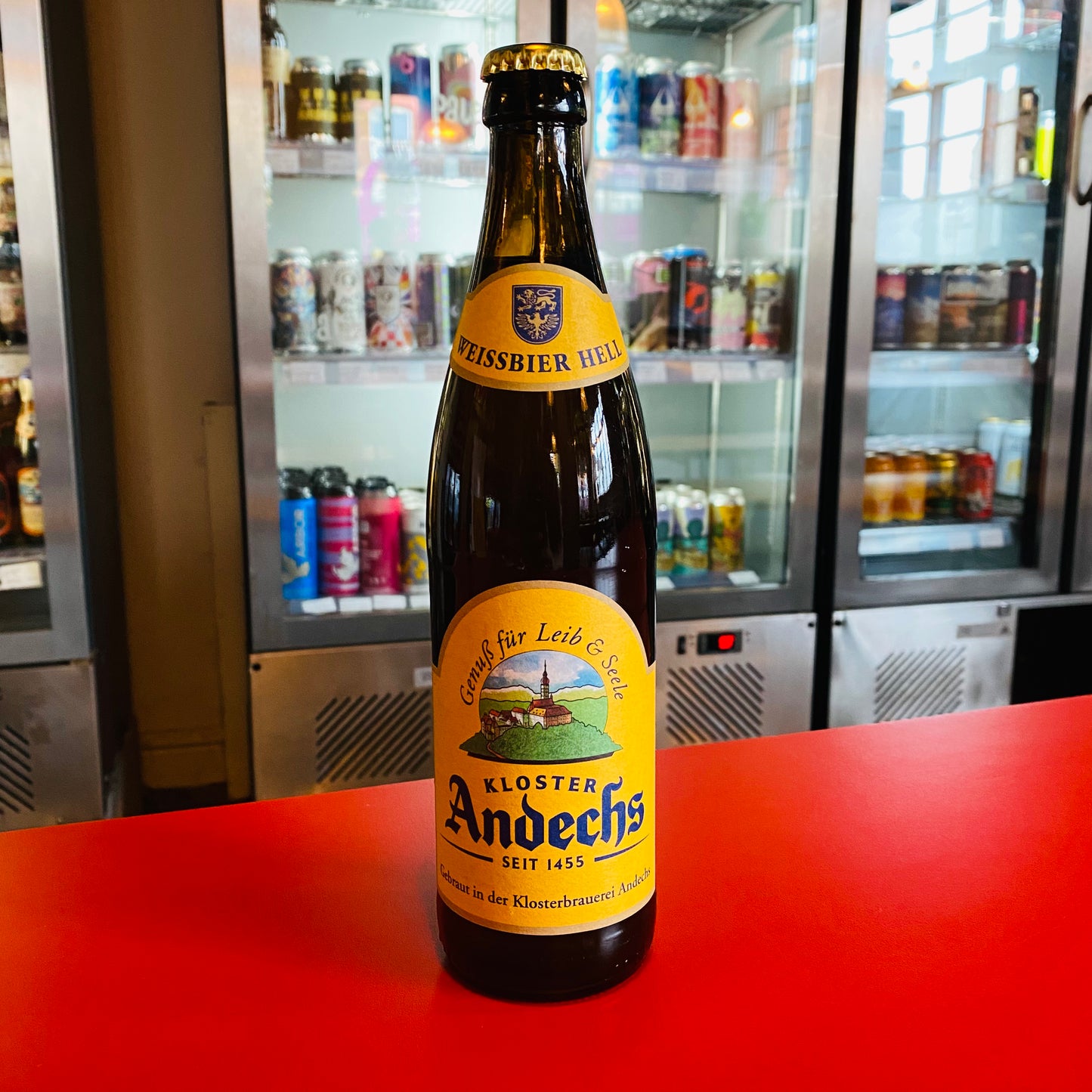 Klosterbrauerei Andechs - Weissbier Hell - Wheat Beer - 5.5% - 500ml Bottle