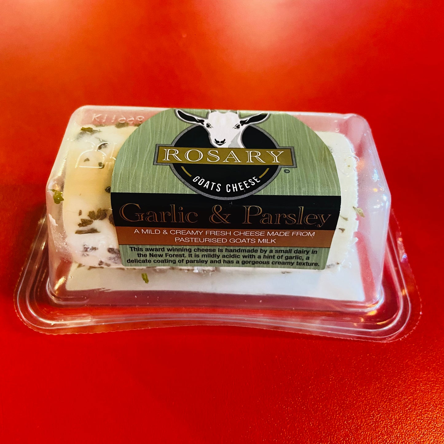 Rosary Goats Cheese: Garlic & Parsley 100g