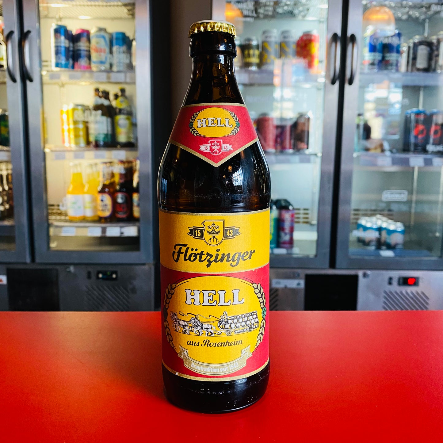 Flötzinger Brau - Flötzinger Brau Hell - Helles Lager - 5.2% - 500ml Bottle