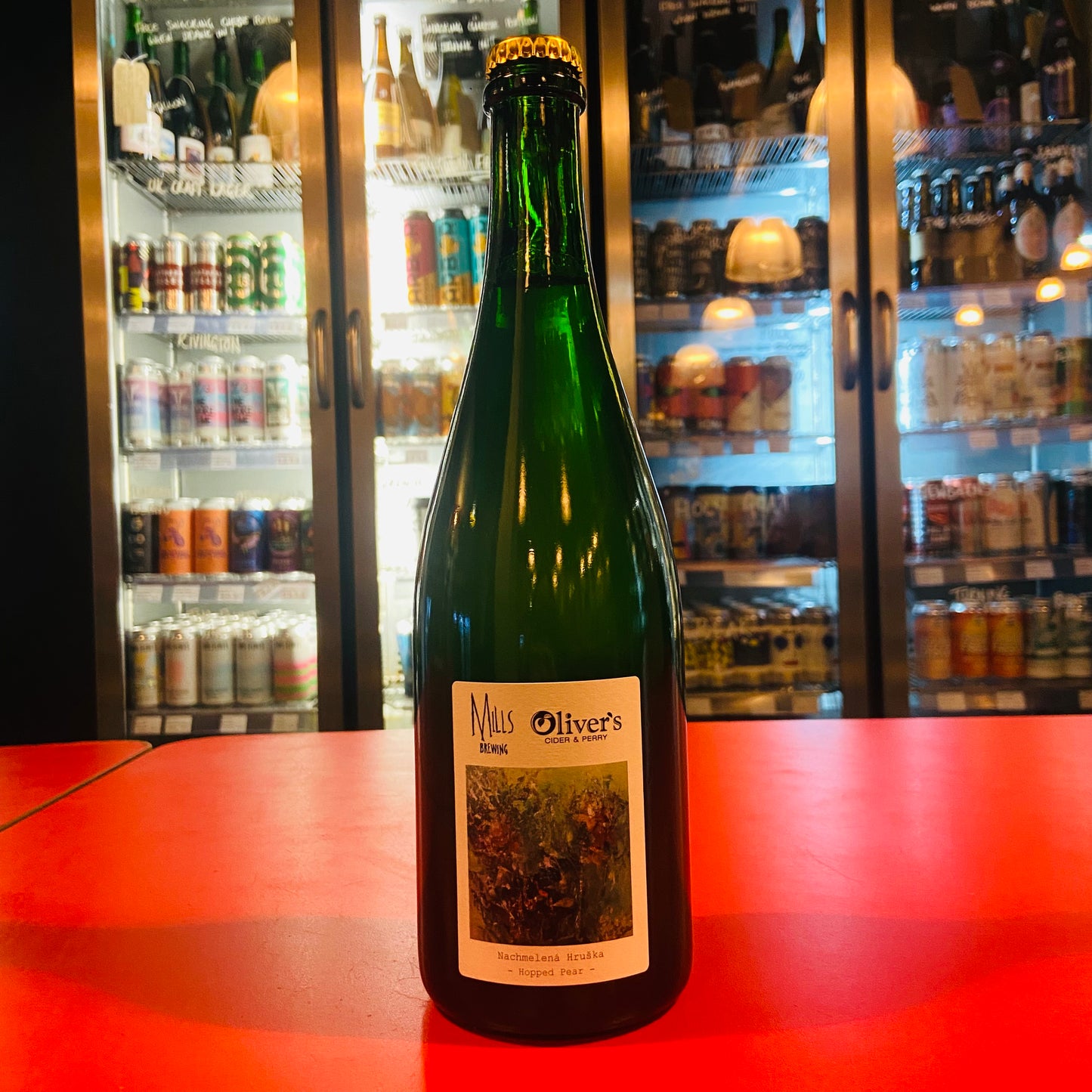 Mills Brewing x Oliver's Fine Cider - Nachmelená Hruška (Drunk Pear) - Wild Lager x Perry Hybrid - 750ml Bottle