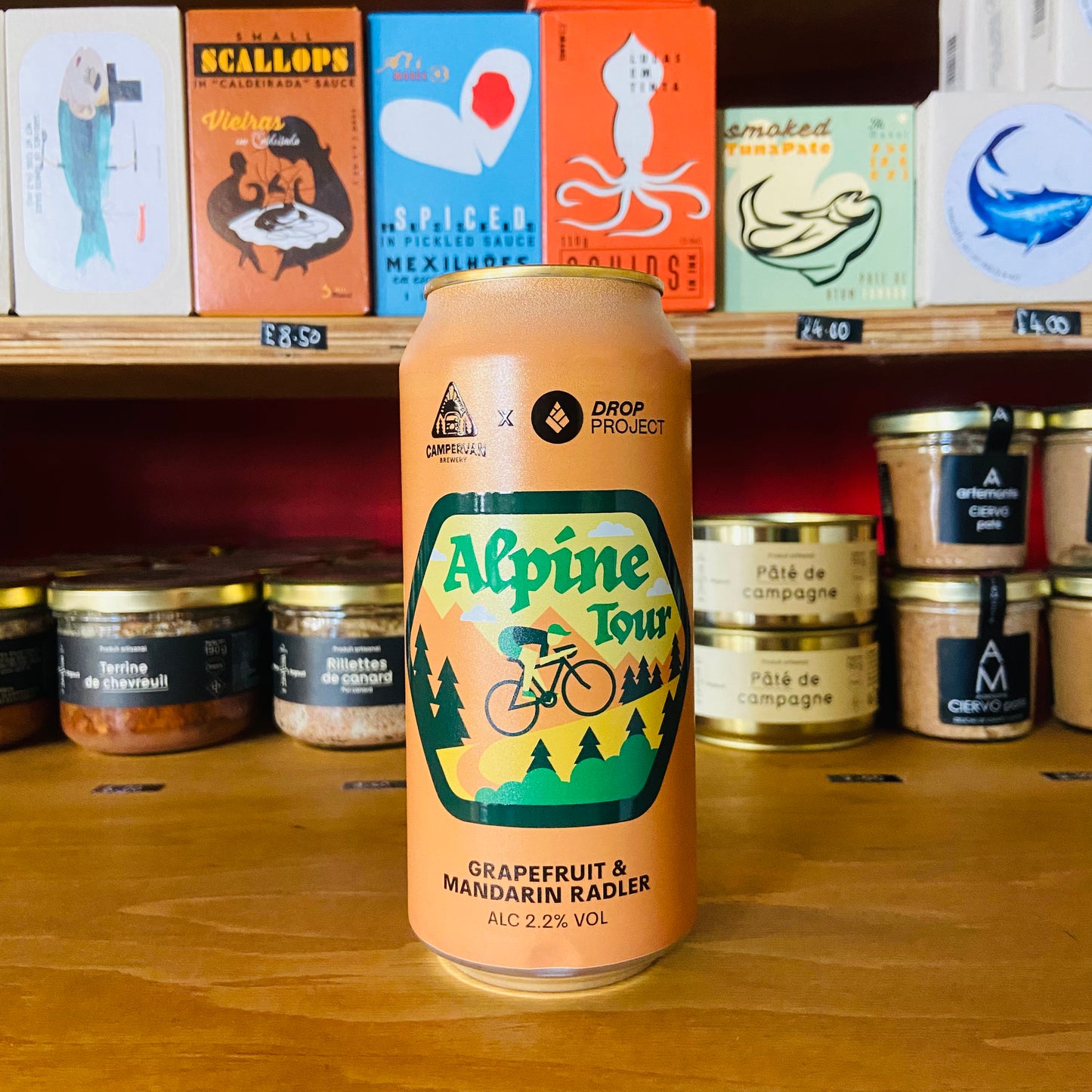 Campervan Brewery - Alpine Tour - Gluten Free Lemon & Lime Radler - 2.2% - 440ml Can