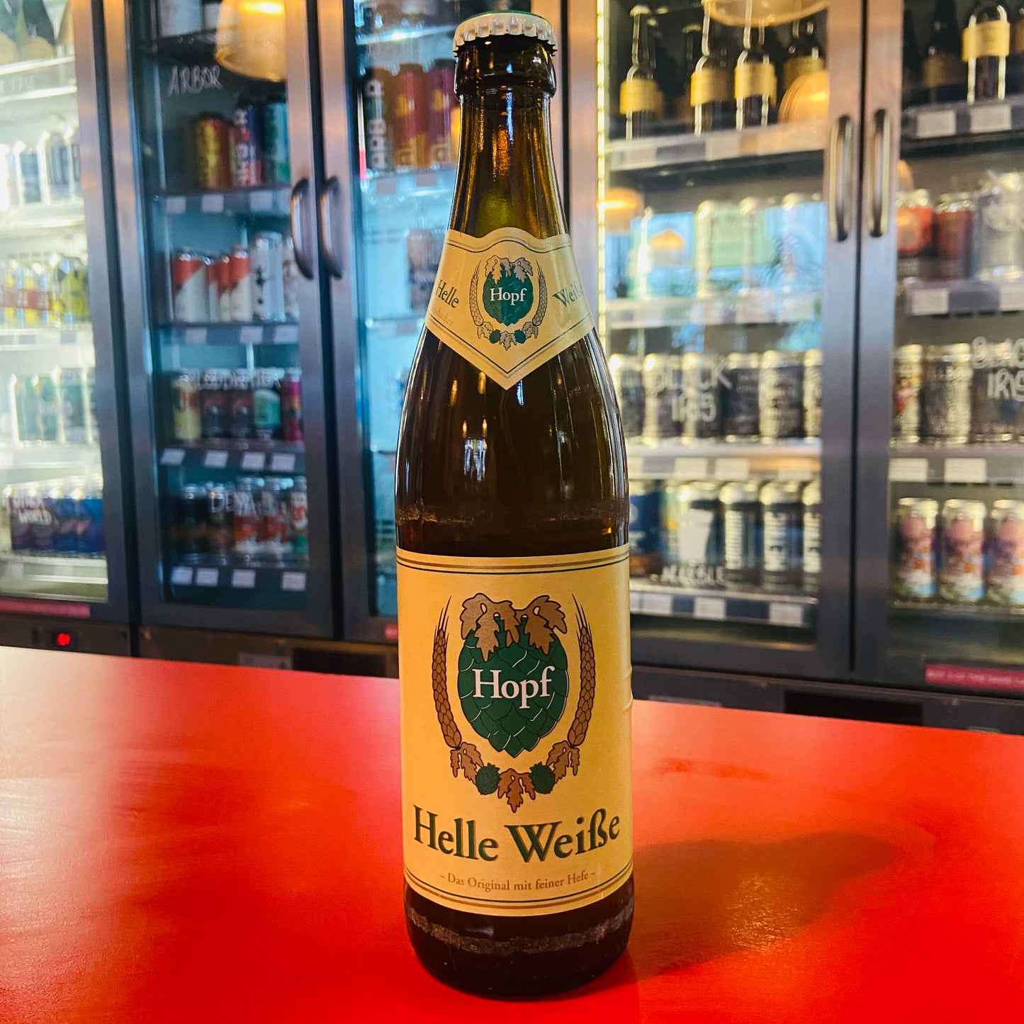 Weißbierbrauerei Hopf - Hopf Helle Weisse - Wheat Beer - 5.5% - 500ml Bottle
