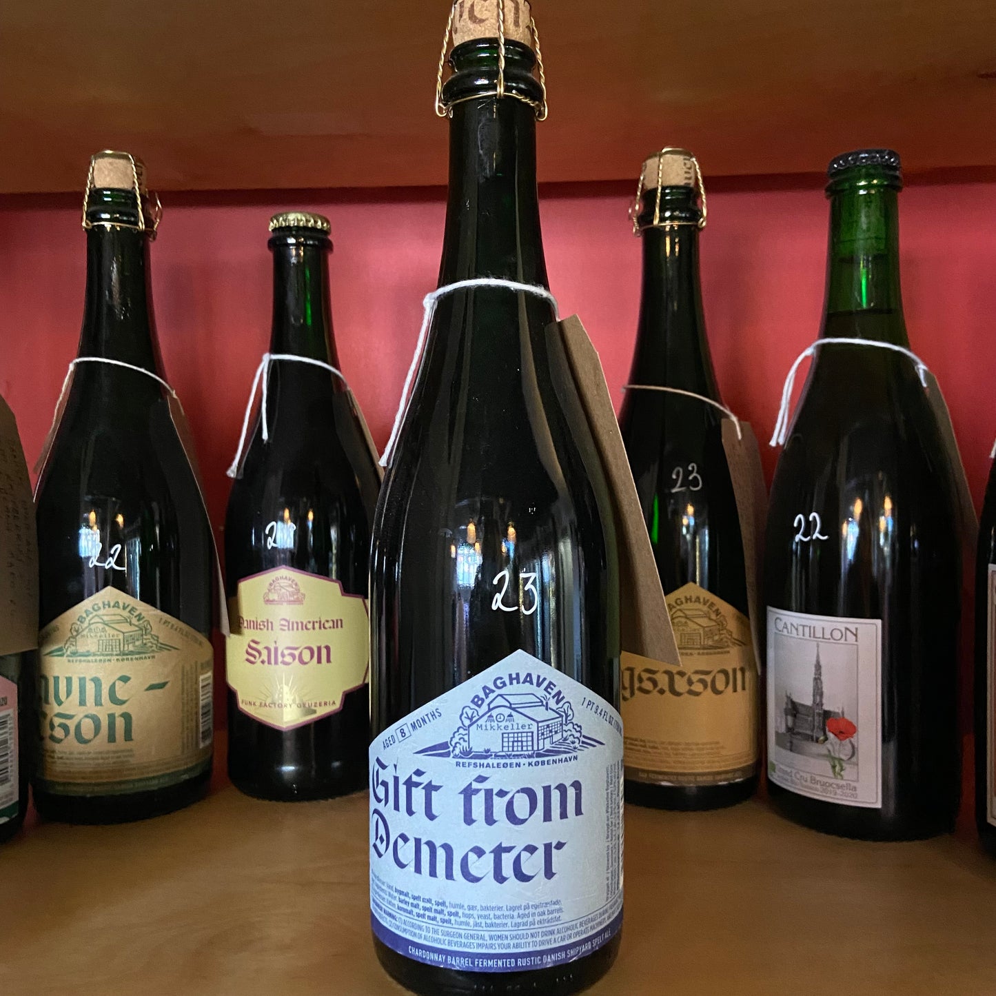 Mikkeller Baghaven - Gift From Demeter - Barrel Fermented Rustic Danish Shipyard Ale - 5.2% - 750ml Bottle