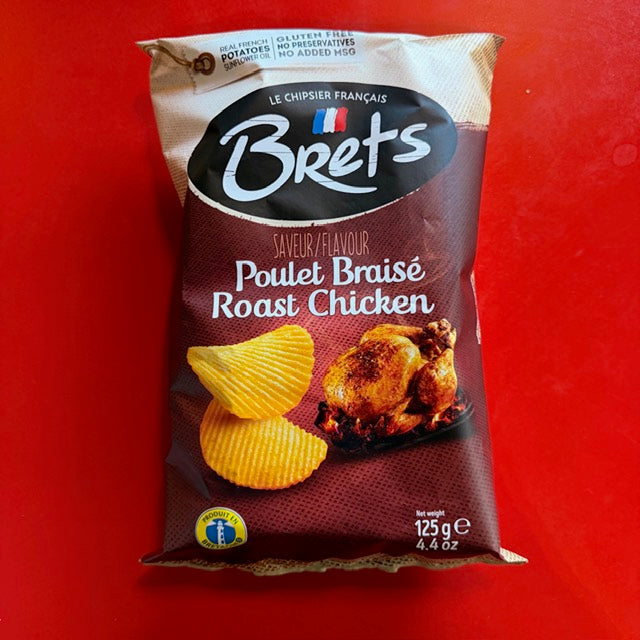 Le Chipsier Francais Brets - Poulet Braisé Roast Chicken - 125g