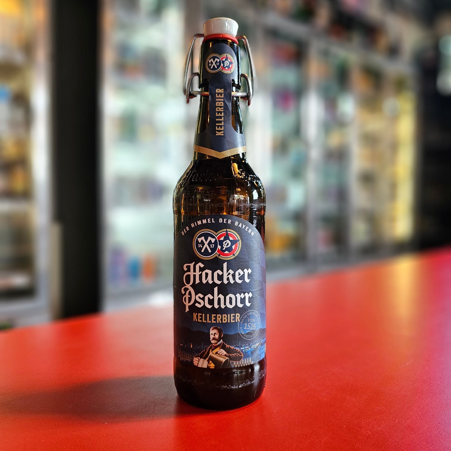 Hacker Pschorr - Kellerbier - 5.5% - 500ml Bottle