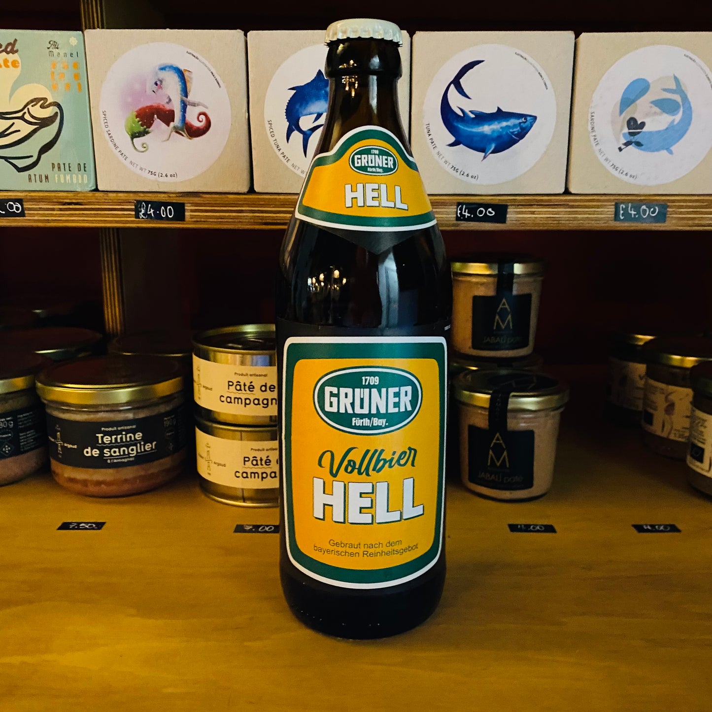 Grüner Bier - Vollbier Hell - Helles Lager - 4.9% - 500ml Bottle