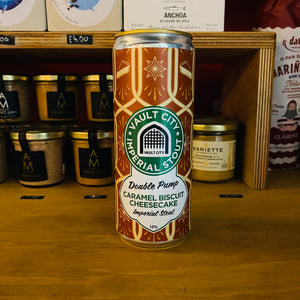 Vault City Brewing Double Pump Caramel Biscuit Cheesecake Imperial Stout Vault City Brewing Double Pump Caramel Biscuit Cheesecake Imperial Stout