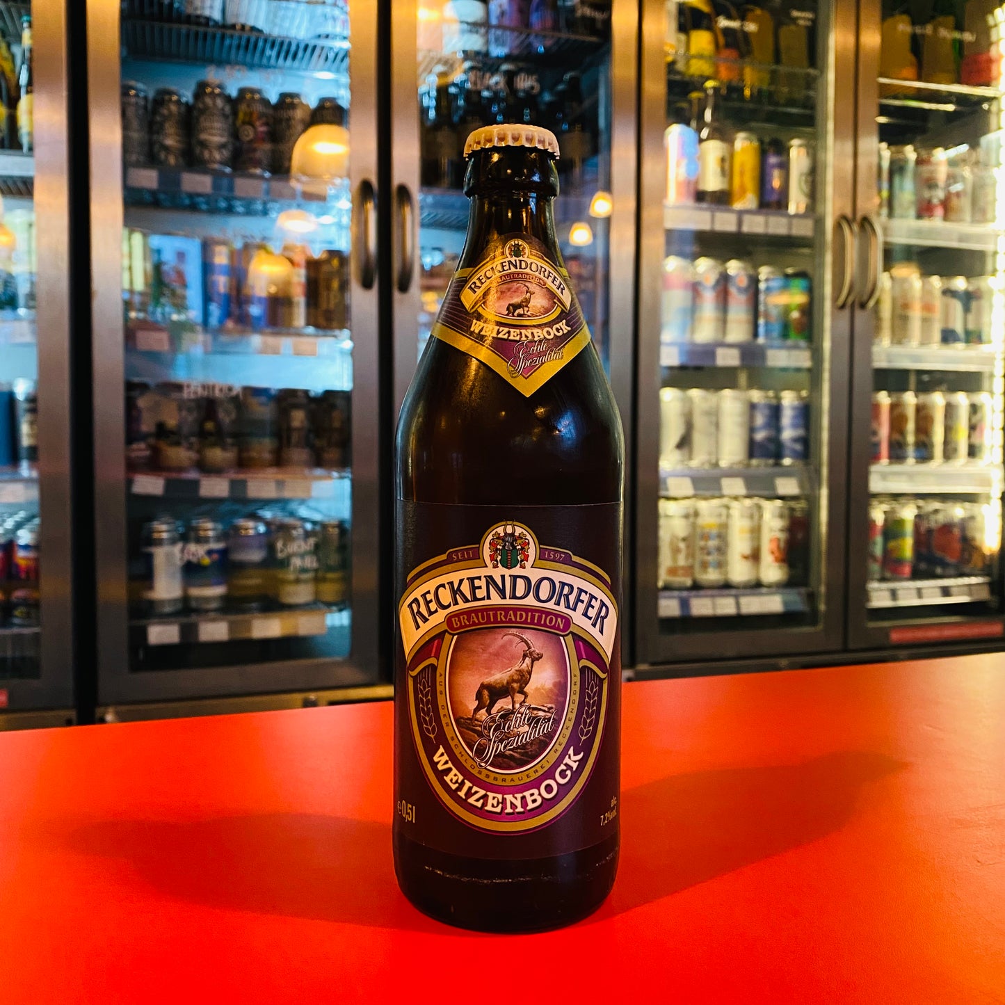 Schlossbrauerei Reckendorf - Reckendorfer Weizenbock - Wheat Beer - 7.2% - 500ml Bottle