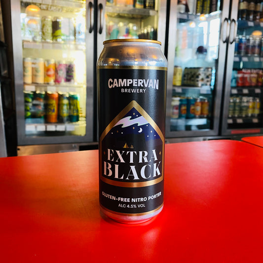 Campervan Brewery - Extra Black - Gluten Free Nitro Porter - 4.5% - 500ml Can