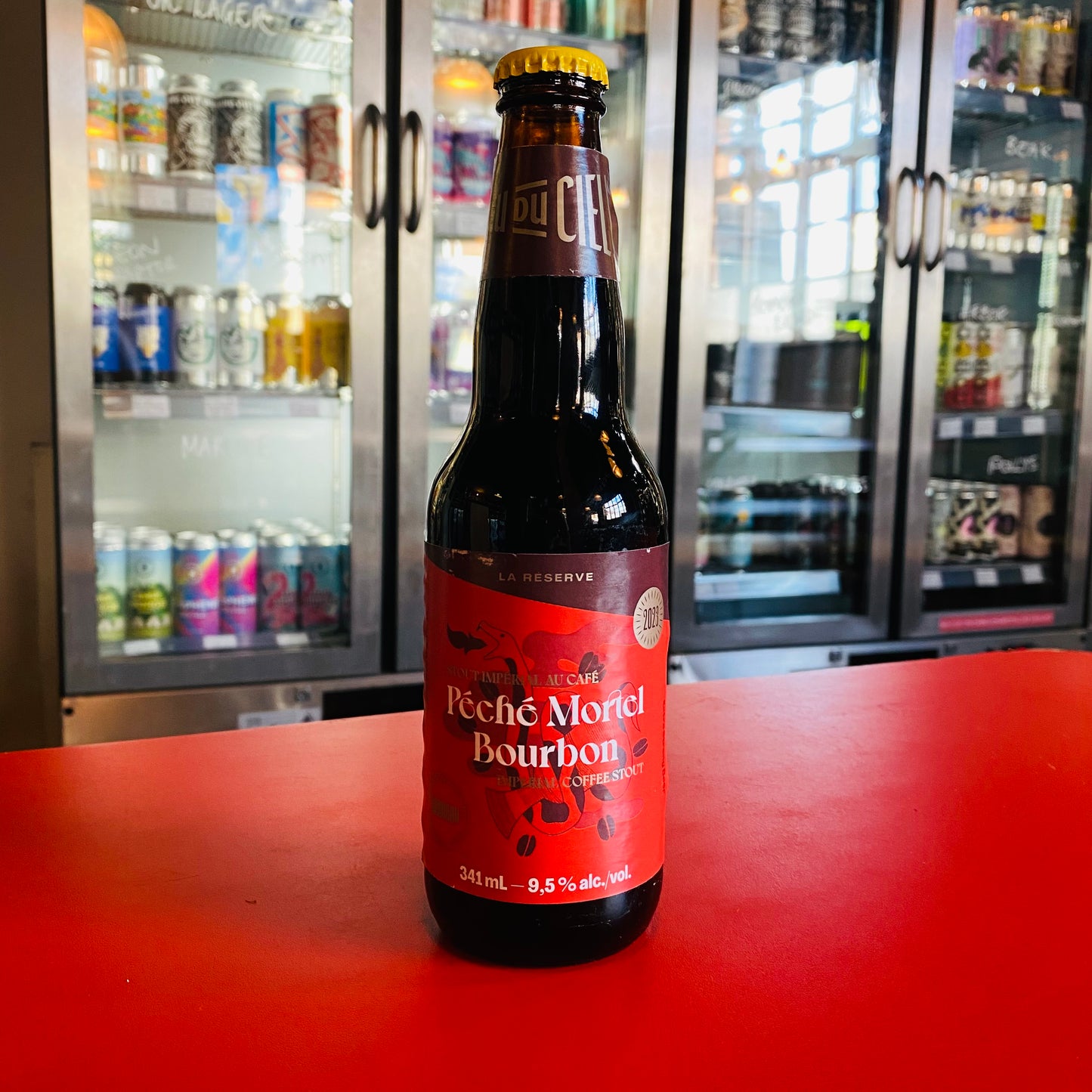 Brasserie Dieu du Ciel - Péché Mortel Bourbon - Imperial Coffee Stout - 9.5% - 341ml Bottle