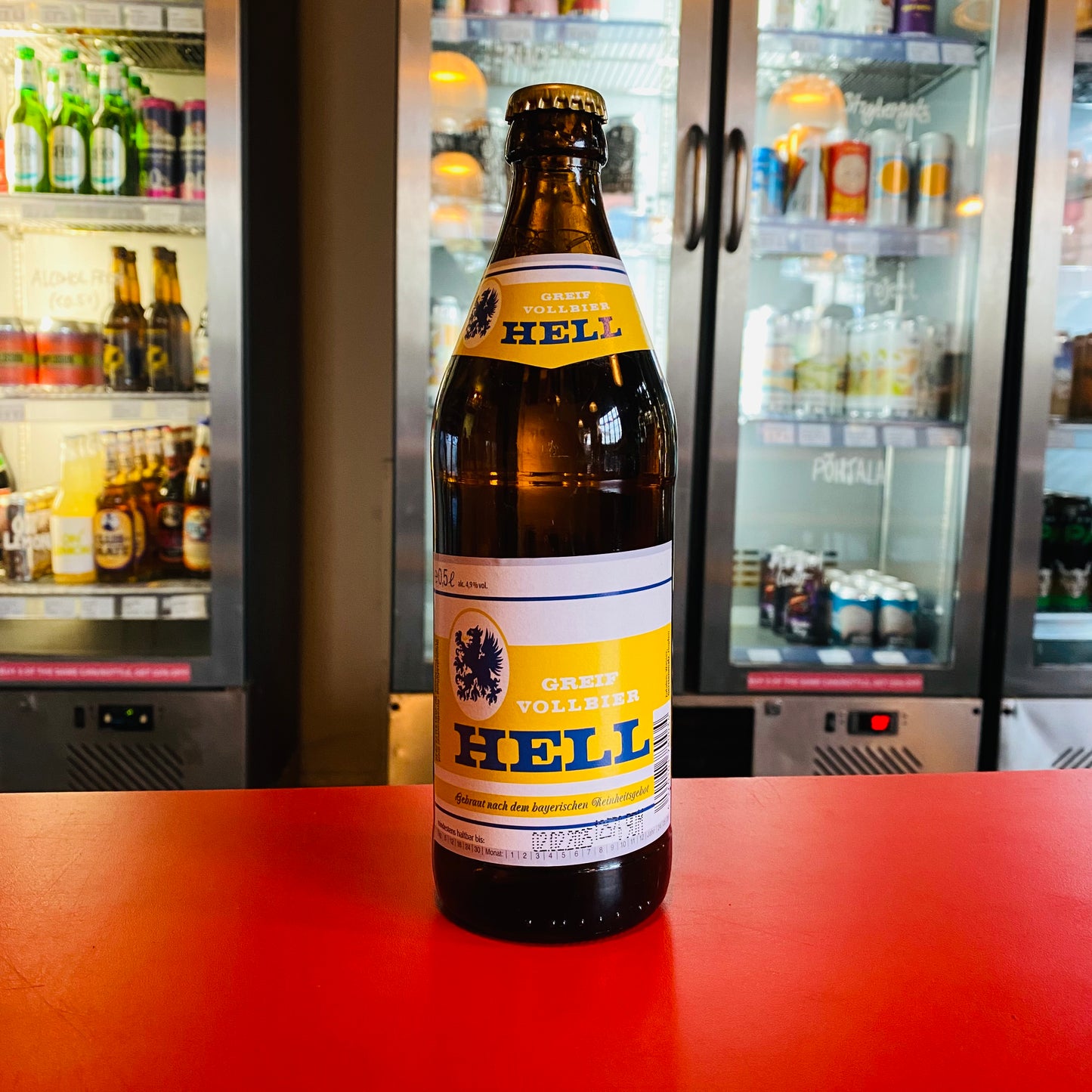 Greif-Bräu - 'Retro' Hell - Lager - 4.9% - 500ml Bottle