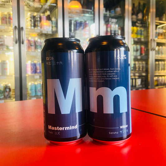 Neon Raptor x Minoh Beer - Mastermind  - Yuzu Witbier - 5.2% - 440ml Can