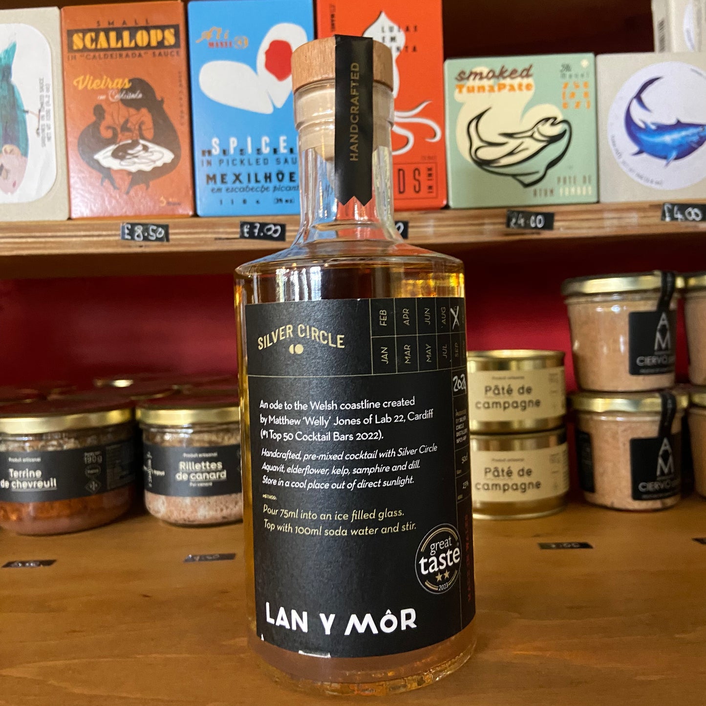Silver Circle - Lan Y Môr - Pre-mixed Cocktail - 23% - 500ml