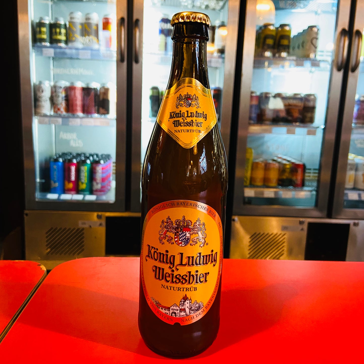 König Ludwig - Weissbier Naturtrüb - Wheat Beer - 5.5% - 500ml Bottle