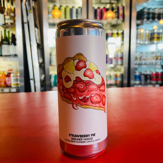 Brewski - Strawberry Pie - Fruited Berliner Weisse - 4.0% - 330ml Can
