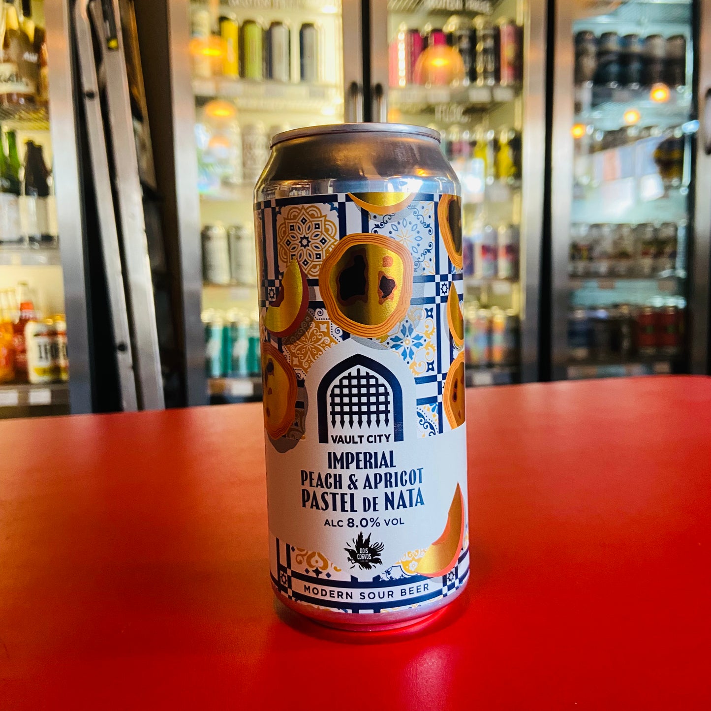 Vault City - Imperial Peach & Apricot Pastel De Nata - Pastry Sour - 8.0% - 440ml Can