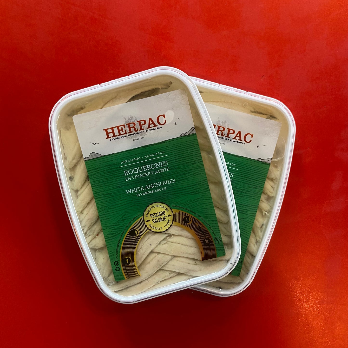 Herpac - Boquerones En Vinagre Y Aceite / White Anchovies In Vinegar And Oil