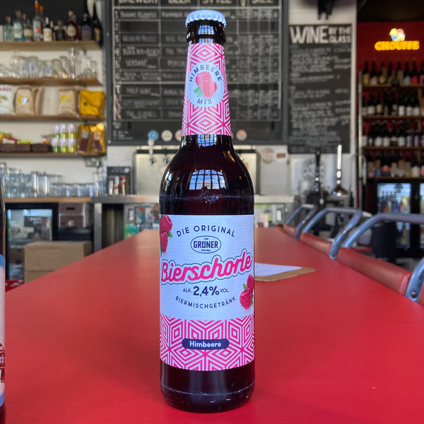 Grüner Bier - Bierschorle Himbeere - Raspberry Radler - 2.4% - 500ml Bottle