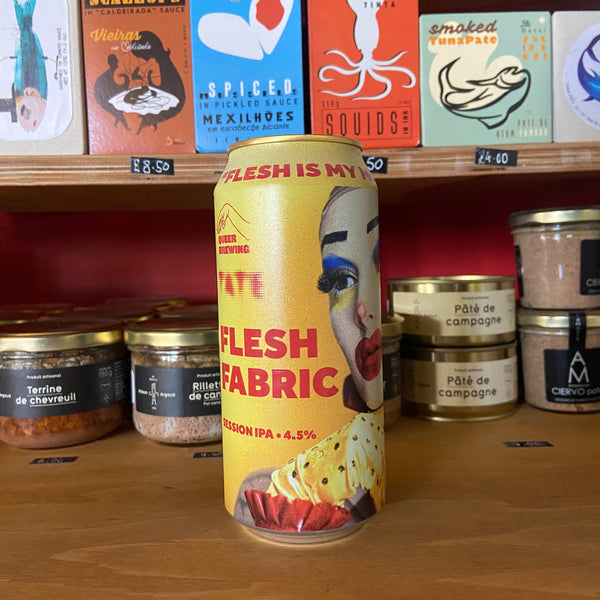 Queer Brew x Tate Modern - Flesh Fabric - Session IPA - 4.5% - 440ml Can