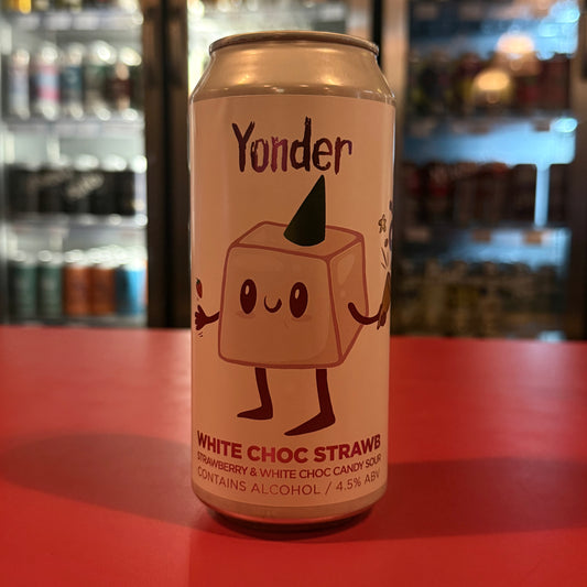 Yonder - White Choc Strawb - Sour - 4.5% - 440ml Can