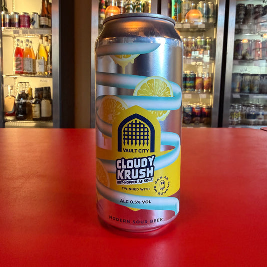 Vault City x We Can Be Friends - Cloudy Krush - Alc Free Sour IPA - 0.5% - 440ml Can