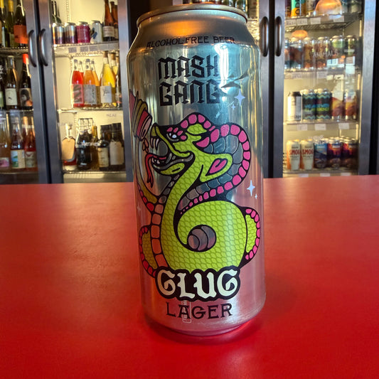 Mash Gang - Glug - Cerveza Lager - 0.5% - 440ml Can