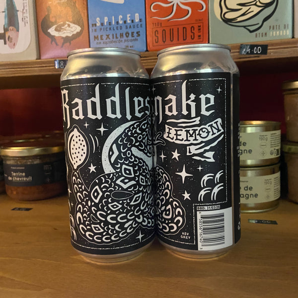 Black Iris - Raddlesnake Lemon - Lemon Radler - 2.8% - 440ml Can