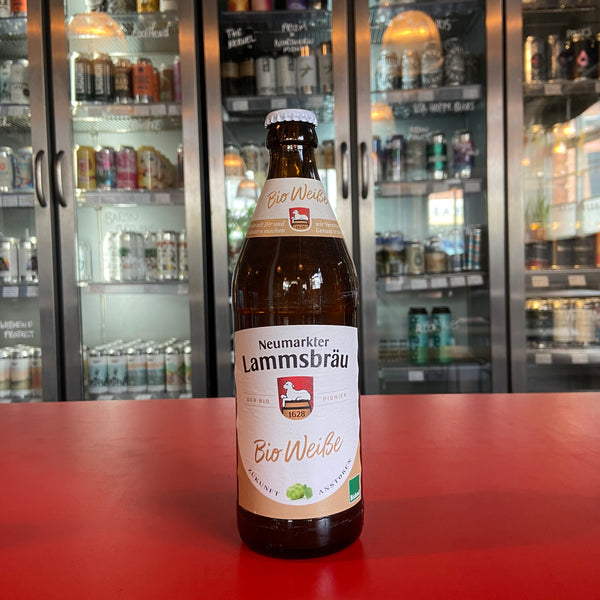 Neumarkter Lammsbräu - Weisse Bio - Organic Weissbier - 5.1% - 500ml Bottle
