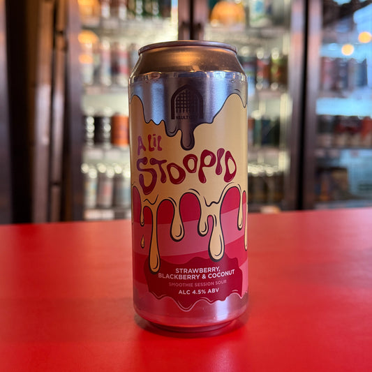 Vault City - A Lil Stoopid: Strawberry, Blackberry & Coconut - Smoothie Sour - 4.5% - 440ml Can