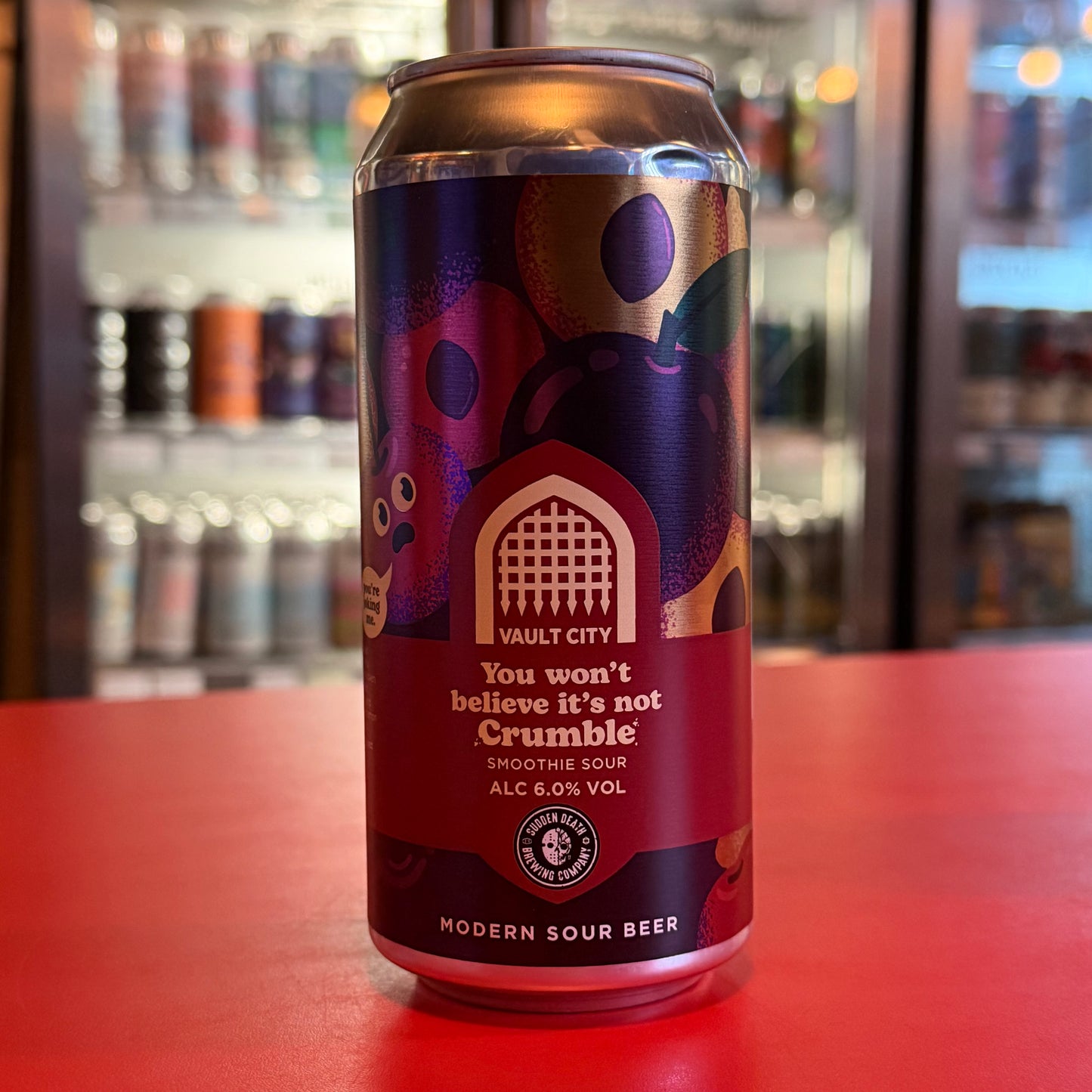 Vault City x Sudden Death - You Won't Believe It's Not Crumble! - Smoothie Sour - 6% - 440ml Can