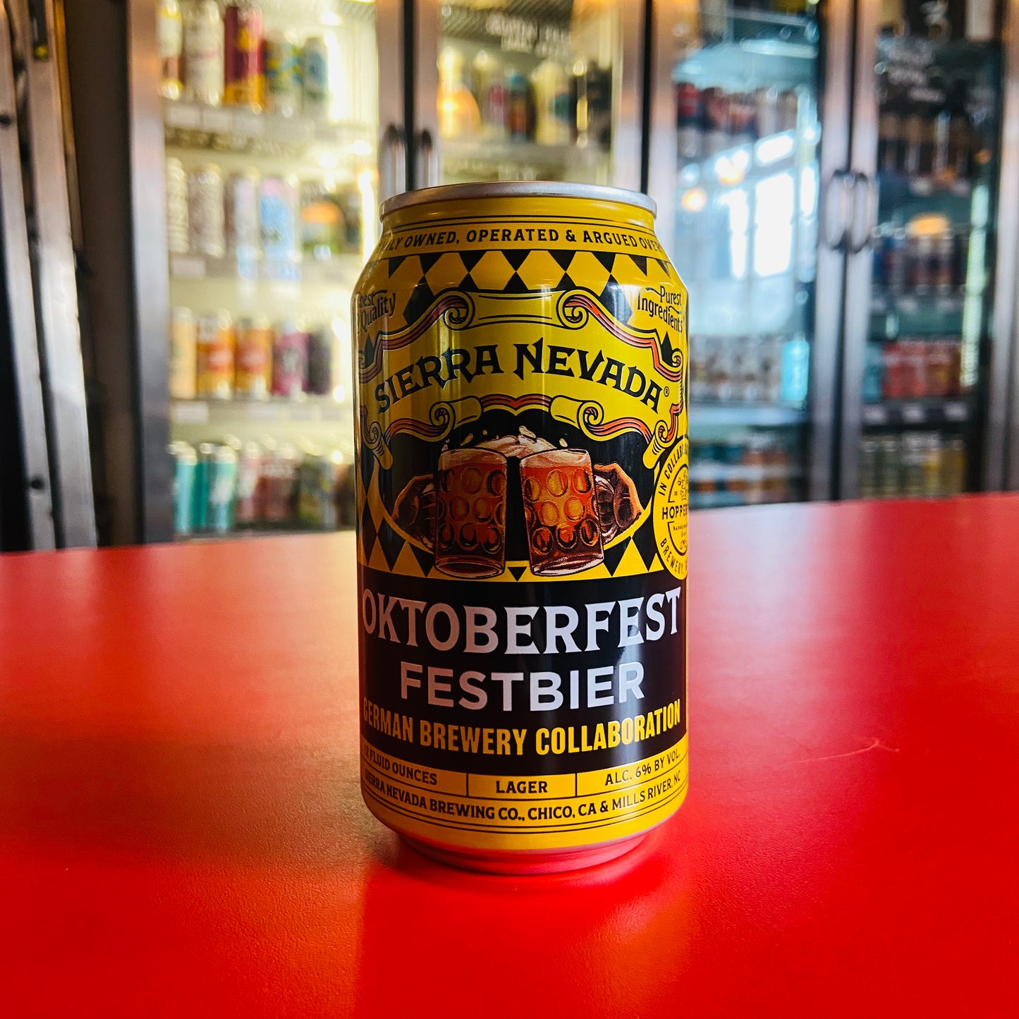Sierra Nevada x Hoppebräu - Oktoberfest Bier - German Brewery Collab Marzen Style Lager - 355ml Can  6.0% - 330ml