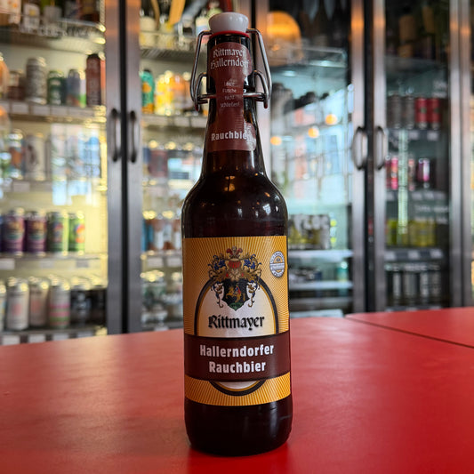 Brauerei Rittmayer Hallerndorf - Hallerndorfer Rauchbier - Smoked Lager - 5.0% - 500ml Bottle
