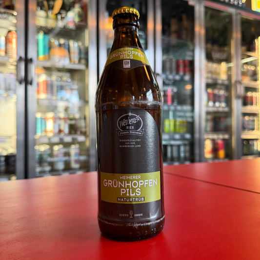 Weiherer - Grünhopfen Pils - Unfiltered Pilsner - 4.9% - 500ml Bottle